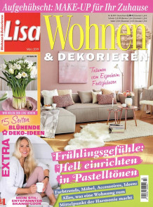 Lisa Wohnen & Dekorieren im Abo - aktuelles Zeitschriftencover
